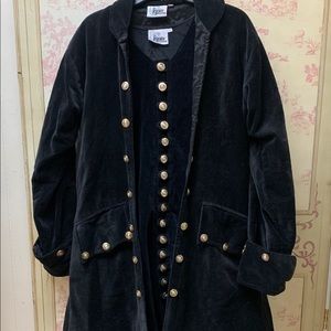 The Pirate Dressing velvet coat & vest size L